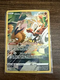 Galarian Zapdos Promo SWSH283 Pokemon Card- LP/NM- SWSH Black Star Promos - Image 1
