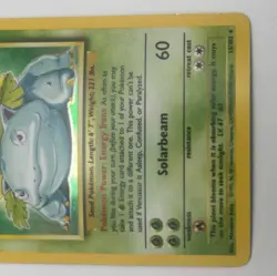 Pokemon Venusaur Holo Rare Base Set 15/102 100 HP Stage 2 Card - Image 4