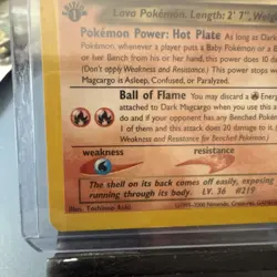 Pokemon Dark Magcargo TCG Card Neo Destiny LP 18/105 1st Edition - Image 5