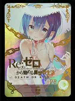 Goddess Story PROMO CARD PR 5M02 Waifu Anime NM Rem Re:Zero PR-005 - Image 1