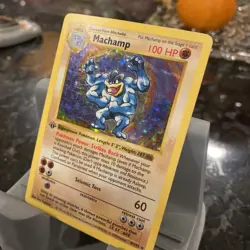 Machamp 8/102 1st Edition Shadowless Lightly Played WOTC Base Set Pokemon Card - Image 5