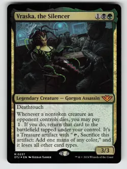Vraska, the Silencer*Foil* OTJ 237 NM - Image 1