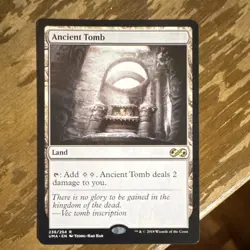 Wizards Ancient Tomb Land Rare Regular Ultimate Masters English - Image 1