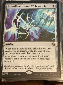 Interdimentional Web Watch R0165 Spider Man NM MTG - Image 1