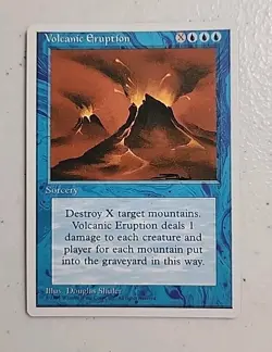 MTG Volcanic Eruption 4th Edition Regular Rare - Image 1