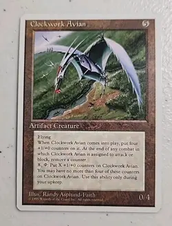 Clockwork Avian MTG Core Set 4th Edition Regular - Image 1