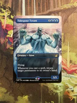 Tidespout Tyrant Anime Borderless Ravnica Remastered MTG NM - Image 1
