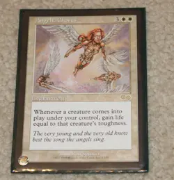MTG Magic Angelic Chorus - Urza's Saga LP - Image 1