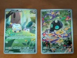 Pokemon TCG Togedemaru 104/094 & Shroodle 149/132 Illustration Rares NM+ - Image 1
