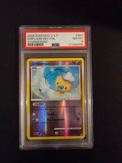Drifloon (Shiny) - Stormfront SH1 / Shiny Holo Rare PSA 8 NM - Image 1