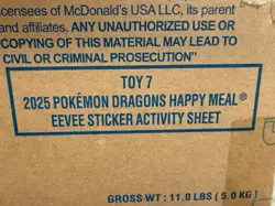 2025 McDonald’s Pokemon Happy Meal Toy BOX 7 - Image 2