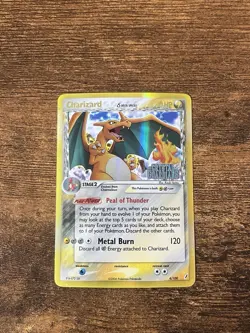 2006 Pokemon ex Crystal Guardians 4/100 Charizard Reverse Holo Foil - Image 1