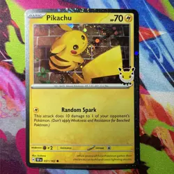 Pokemon TCG 2026 Pokemon Day 30th Anniversary Pikachu 051 Stamped Promo - Image 1