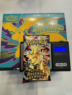 HEAVY! 22.50g Ascended Heroes Pokemon TCG Booster (SEALED) GOD PACKUUUUUU - Image 1
