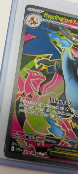 Mega Charizard X 109/094 UR - Mega Evolution Phantasmal Flames Pokemon - Image 3
