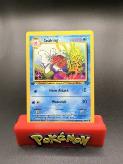 POKEMON TCG SEAKING 1ST EDITION 46/64 JUNGLE LP! - Image 1