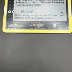 2005 Murkrow 30/115 Pokemon Unseen Forces (Stamped) Reverse Holo Near Mint - Image 3