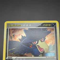2005 Murkrow 30/115 Pokemon Unseen Forces (Stamped) Reverse Holo Near Mint - Image 4