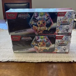 Nintendo Pokemon TCG Prismatic Evolutions Booster Box LOT OF 2 - Image 1
