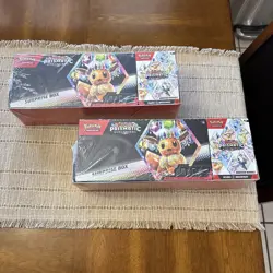 Nintendo Pokemon TCG Prismatic Evolutions Booster Box LOT OF 2 - Image 3