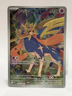 Zacian 100/094 IR NM - Pokemon TCG Phantasmal Flames - Image 1