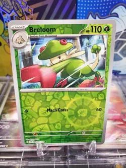 Breloom 004/198 Reverse Holo Uncommon Pokemon TCG Scarlet & Violet Base Set - Image 1