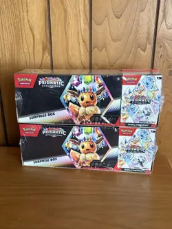 Sam’s Club Pokemon Prismatic Evolutions Surprise Box & Booster Bundle X2 - Image 1