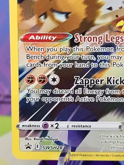 Pokemon SWSH Black Star Promos Galarian Zapdos #SWSH283 - Image 5