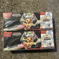 Lot Of 2: Pokemon Sam’s Prismatic Evolutions Surprise Box & Booster Bundle 2pack - Image 2