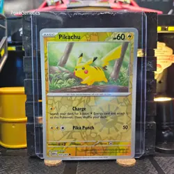 Pikachu 151 Reverse Holo Pokemon TCG 025/165 Scarlet & Violet Common - Image 1
