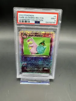 Dark Slowbro Legendary Collection 2002 Reverse Holo Pokemon 8/110 PSA 9 Mint - Image 1