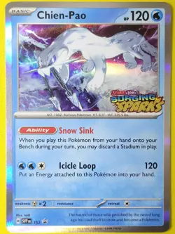 Chien-Pao SVP 152 Black Star Promo Holo Surging Sparks Pokemon TCG Near Mint NM - Image 1