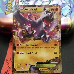 Pokemon Aerodactyl EX Black Star Promo Holo XY XY97 Pokemon TCG - Image 1