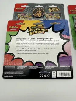 Pokemon Ascended Heroes 2 Pack Blister Erika OR Larry Komala Tangela FREE SHIP! - Image 4
