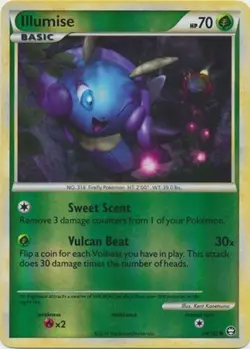 Illumise - 64/102 - Common - Reverse Holo LP, English Pokemon Triumphant - Image 1