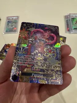One Piece Perona - OP06-093 (SP) The Azure Sea's Seven Foil Custom Card - Image 3