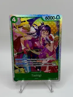 Tashigi EB03-018 SR Foil English One Piece TCG Near Mint - Image 1