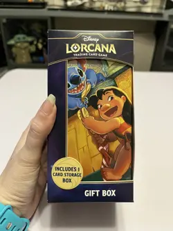 Disney Lorcana lilo gift box sealed inc 5 booster packs in box - Image 1