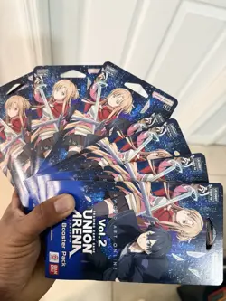 Union Arena Sword Art Online Vol.2 Sleeved Booster Pack Lot of 15 New Sealed - Image 1