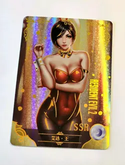 Goddess Story Waifu Card TCG | Ada Wong - Resident Evil | SSR | NS-2M02-028 - Image 1