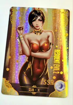 Goddess Story Waifu Card TCG | Ada Wong - Resident Evil | SSR | NS-2M02-028 - Image 2