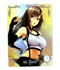 Goddess Story Waifu Card TCG | Tifa Lockhart - Final Fantasy | SR | NS-2M13SR-01 - Image 3