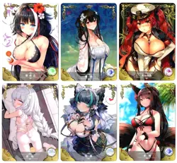 Goddess Story Waifu Card TCG | Azur Lane - CARD SET | 6 cards [ Collection ] - Image 1
