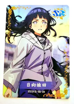 Flower Girl Waifu Card TCG | Hinata Hyuga - Naruto Shippuden | SR | HYSNII-SR-39 - Image 2
