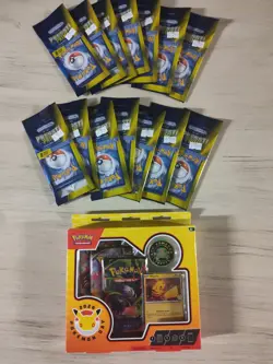 Pokemon Card Lot (Pmon Day 2026 Collection Box/14 8card Packs) - Image 1
