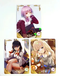 Goddess Story Waifu Card TCG | Gridman Universe - CARD SET [ 3 cards ] - Image 1