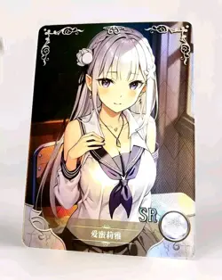 Goddess Story Waifu Card TCG | Emilia - Re:Zero | SR | NS-2M11SR-15 - Image 1