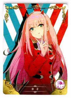Goddess Story Waifu Card TCG | Zero Two - Code: 002 - DARLING in the FRANXX | R - Image 1