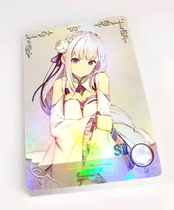 Goddess Story Waifu Card TCG | Emilia - Re:Zero | SR | NS-2M08SR-01 - Image 1