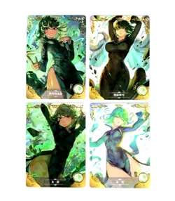 Goddess Story Waifu Card TCG | Terrible Tornado - One Punch Man | CARD SET [4x] - Image 1